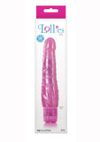 Lollies Taffy Textured Vibrator Pink 6.7 Inch