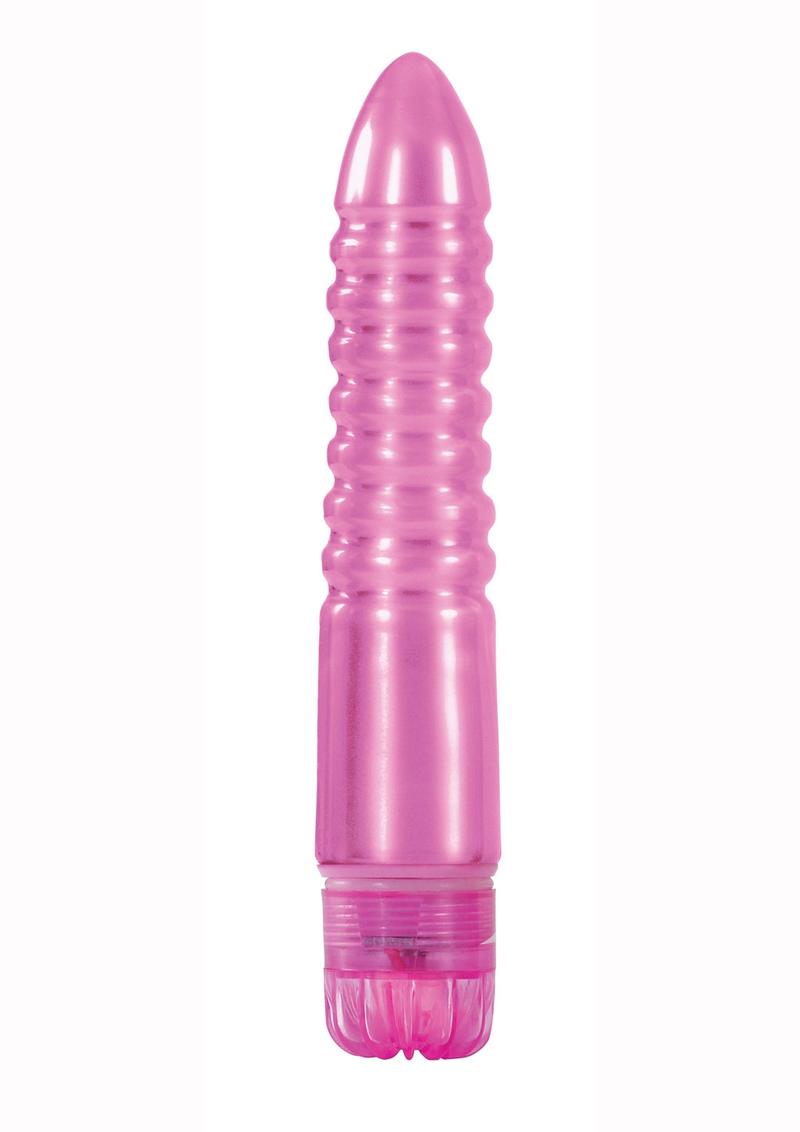 Lollies Tootsie Textured Vibrator Pink 6.7 Inch