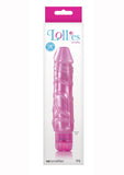 Lollies Smartie Textured Vibrator PInk 6.7 Inch