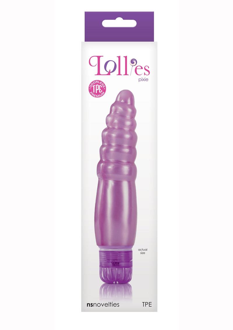 Lollies Pixie Textured Vibrator Purple 6.6 Inch