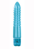 Lollies Tootsie Textured Vibrator Blue 6.7 Inch