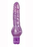 Lollies Dot Textured Vibrator Purple 7 Inch