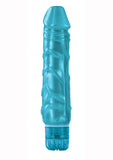 Lollies Smartie Textured Vibrator Blue 6.7 Inch