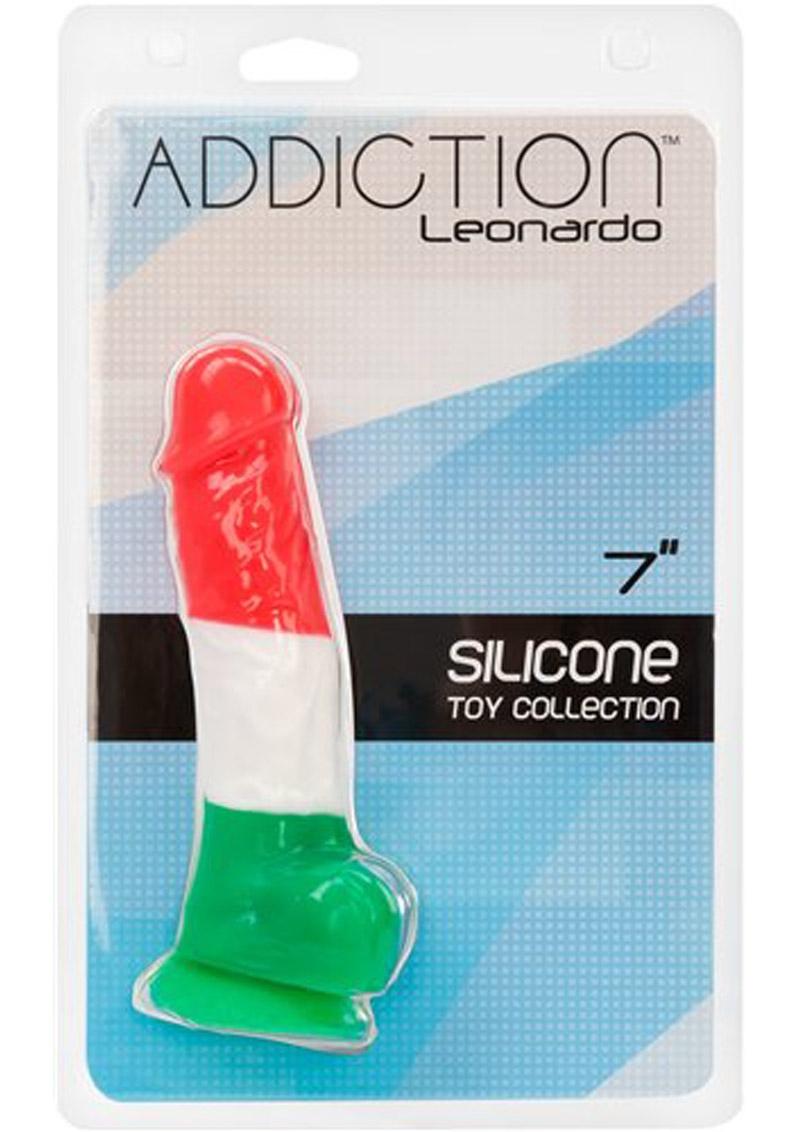 Addiction - Toy Collection Leonardo - Realistic Dildo With Balls - Multicolor