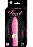 Touch The Wave Silicone Ribbed Bullet Waterproof Pink 5 Inch