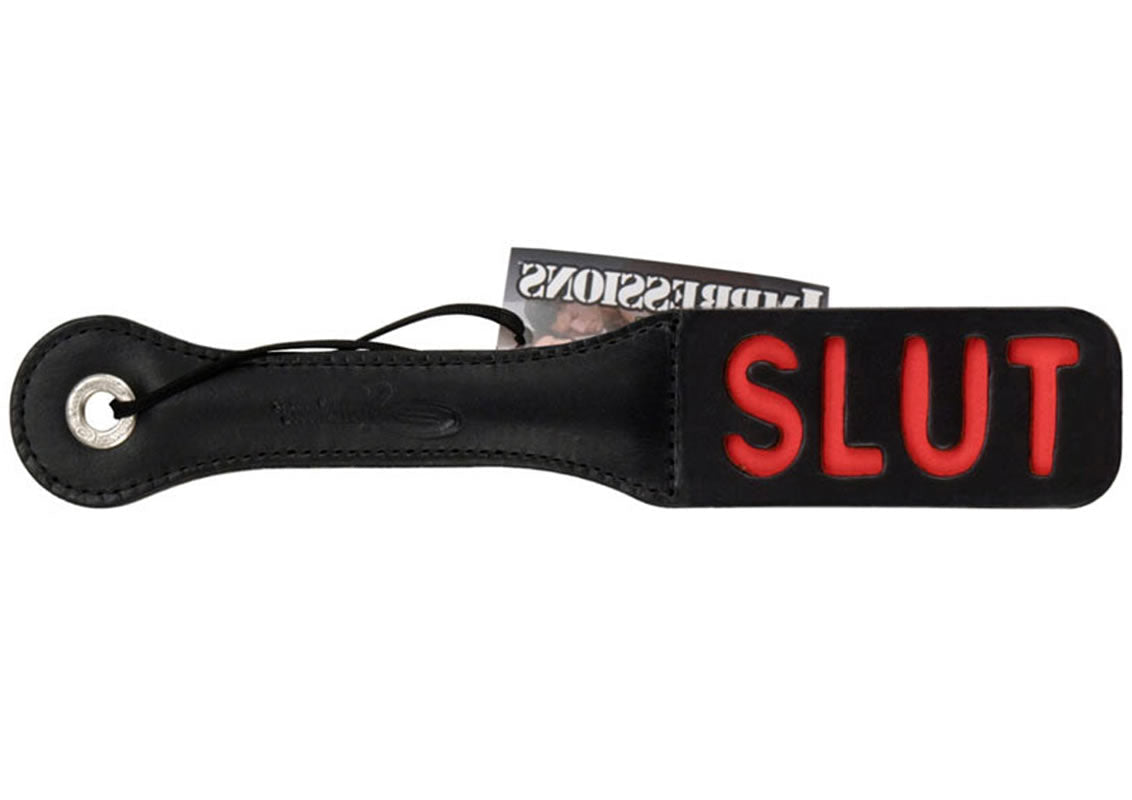 Leather Slut Impression Paddle