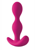 Tapón anal de silicona Inya Ace II, tamaño mediano, color rosa, 4,9 pulgadas