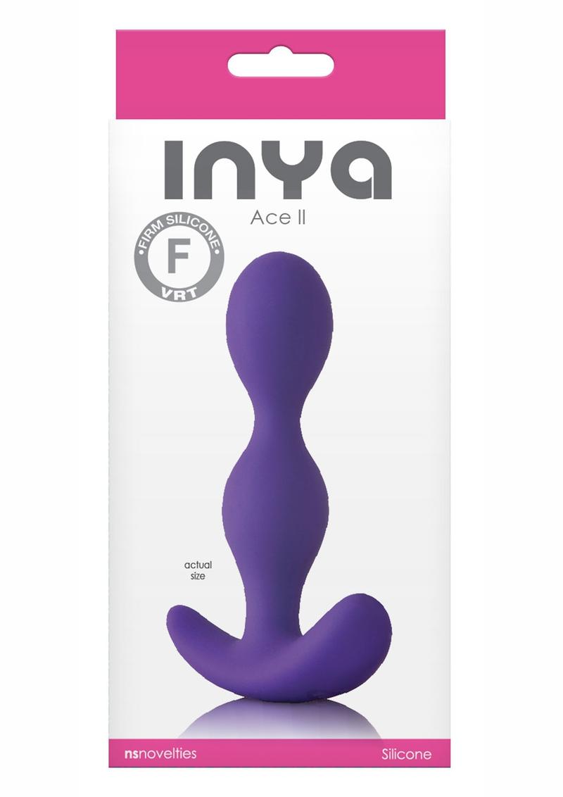 Tapón anal Inya Ace Ii de color morado medio