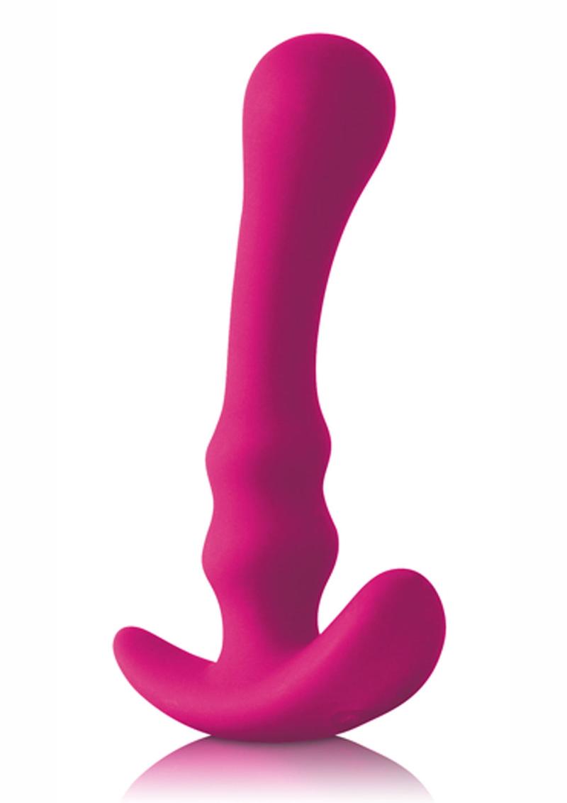 Tapón anal de silicona Inya Ace III de color rosa de 5,5 pulgadas