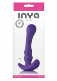 Inya Ace III Silicone Butt Plug Purple 5.5 Inch