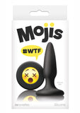 Mojis #WTF Silicone Anal Plug Black 3.4 Inch