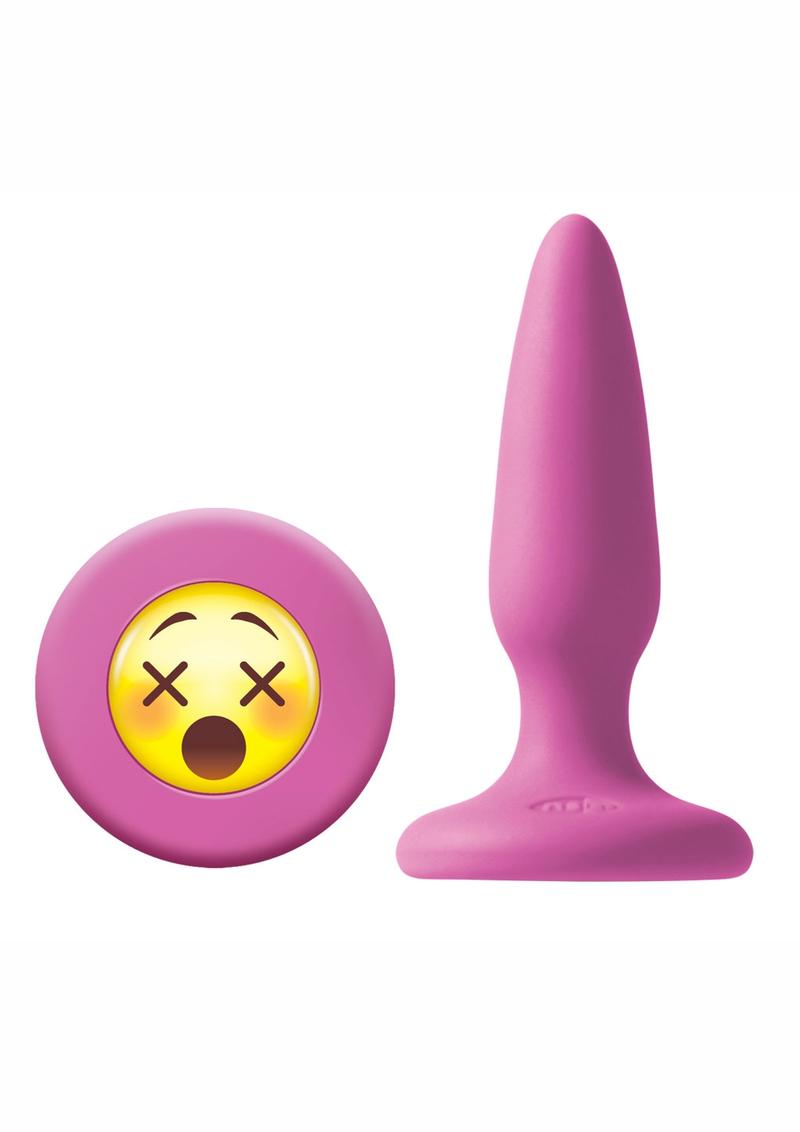 Mojis #WTF Silicone Anal Plug Pink 3.4 Inch