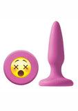 Mojis #WTF Silicone Anal Plug Pink 3.4 Inch