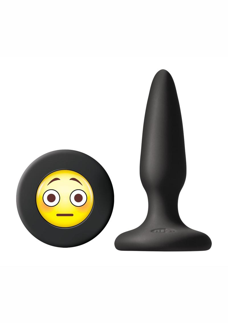 Mojis #OMG Silicone Anal Plug Black 3.4 Inch