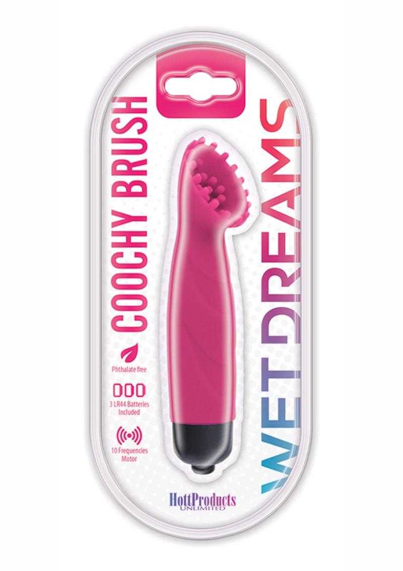 Cepillo para el coño Wet Dreams resistente al agua color magenta