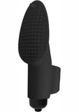 Vibrador Finger Frenzy Play Wet Dreams resistente al agua, color negro