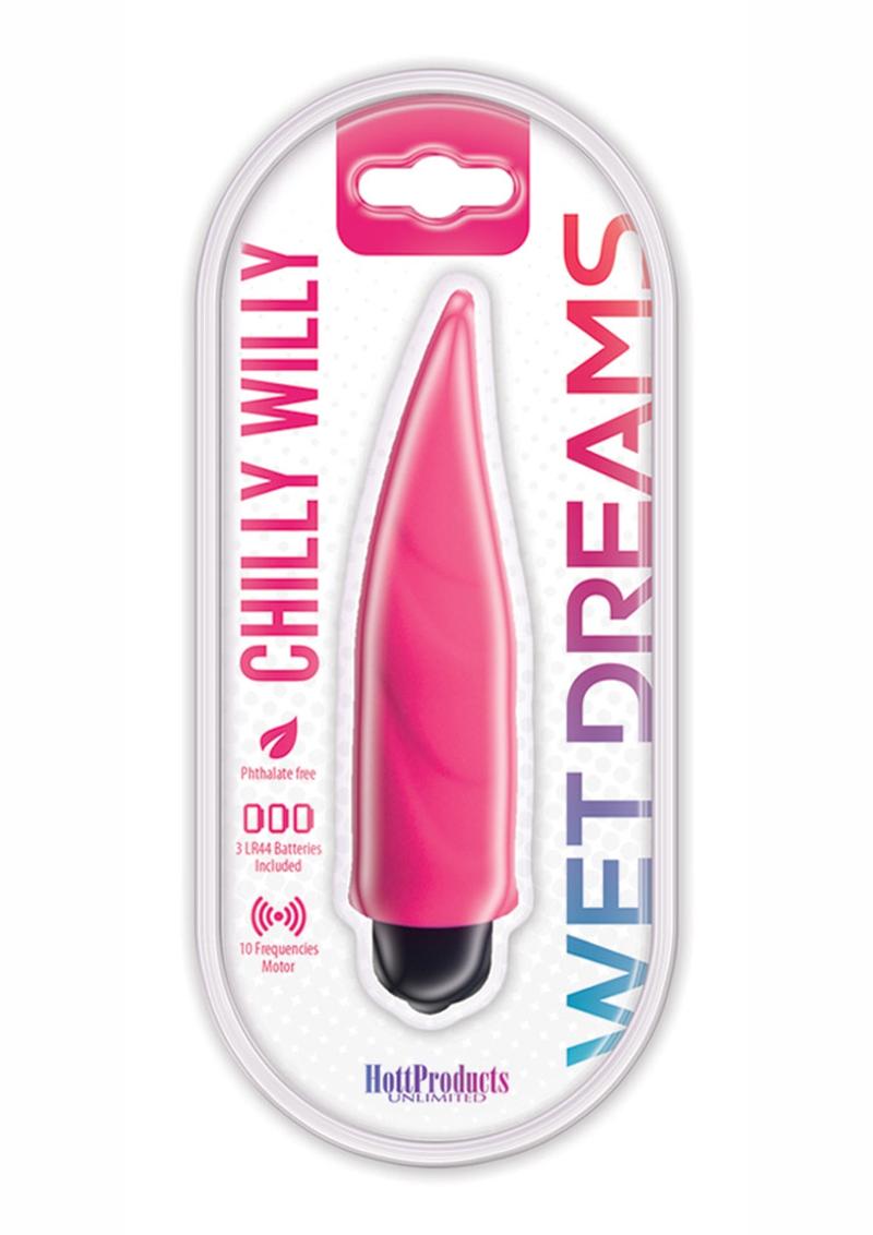 Vibrador Wet Dreams Chilly Willy resistente al agua color magenta