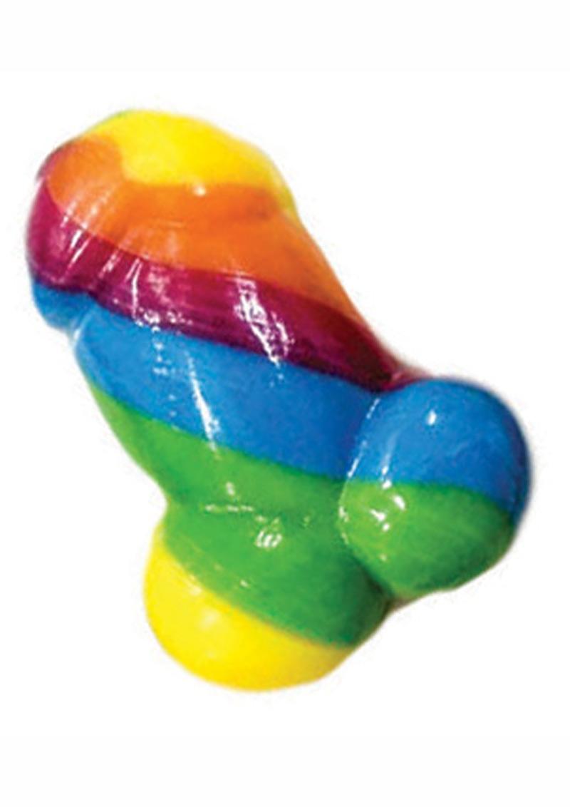 Caramelos duros Rainbow Pecker Bites sabor a frutas, 16 piezas envueltas por bolsa