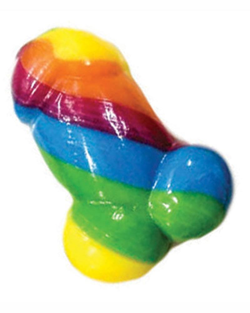 Caramelos duros Rainbow Pecker Bites sabor a frutas, 16 piezas envueltas por bolsa