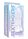 Sextenders vibradores Nubbed Clear de 5,5 pulgadas de The 9