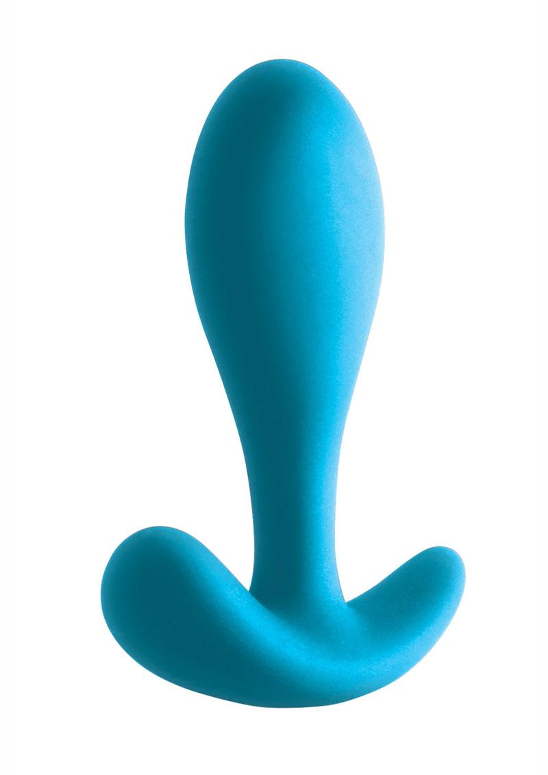 Firefly Ace I Silicone Glow In The Dark Butt Plug Small Blue