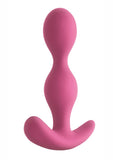 Firefly Ace II Silicone Glow In The Dark Butt Plug Medium Pink