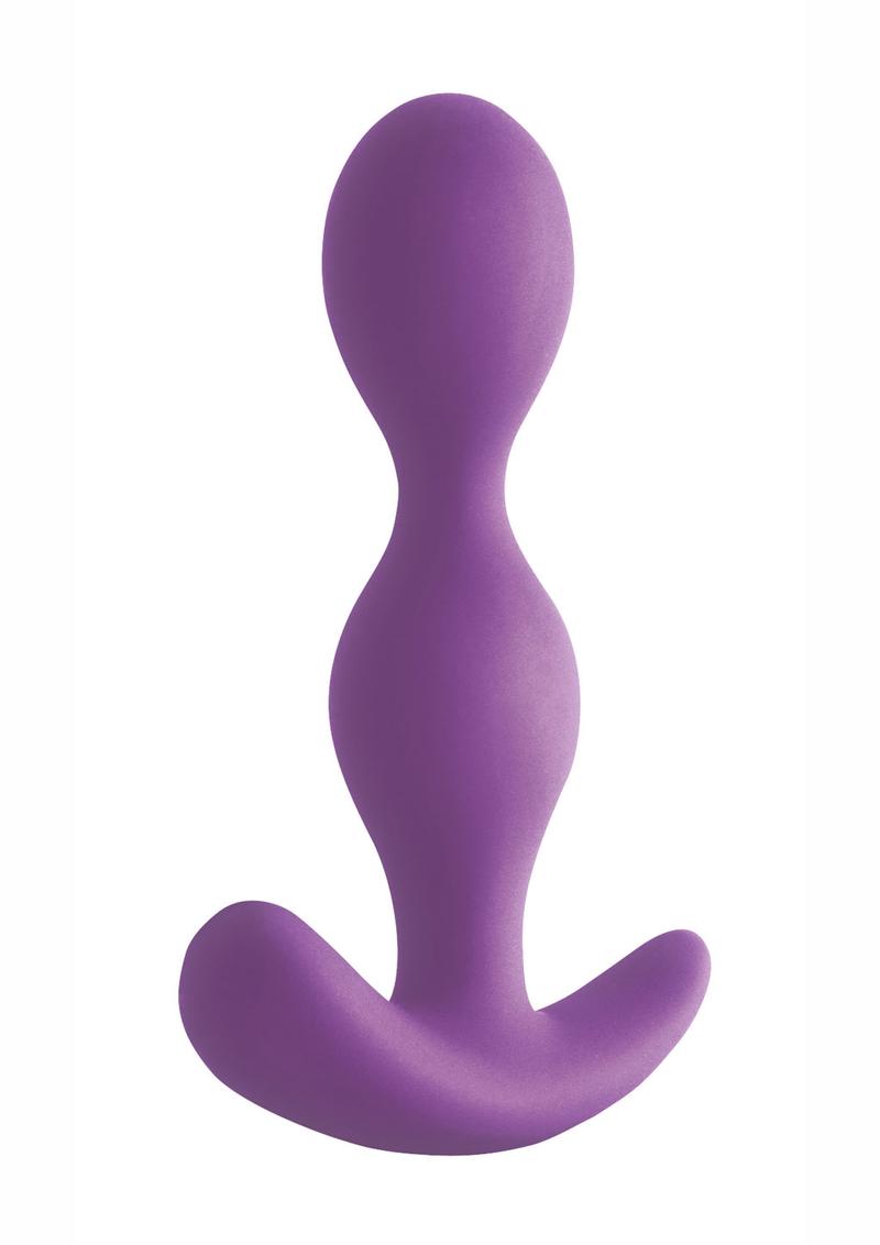 Firefly Ace II Silicone Glow In The Dark Butt Plug Medium Purple