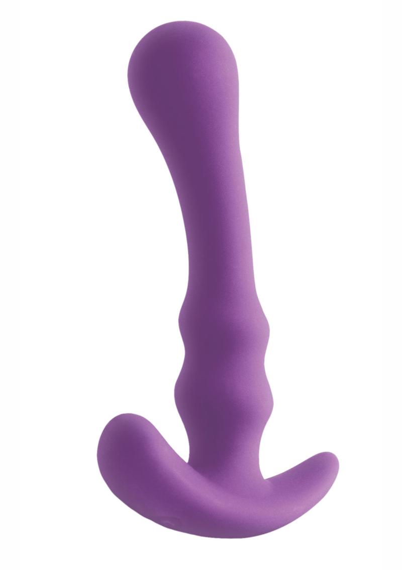 Firefly Ace III Silicone Glow In The Dark Butt Plug Large Purple