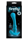 Firefly Ace III Silicone Glow In The Dark Butt Plug Large Blue