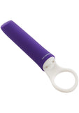 Mini vibrador de silicona magnético USB iVibe Select iPlease, resistente al agua, morado, 5,25 pulgadas