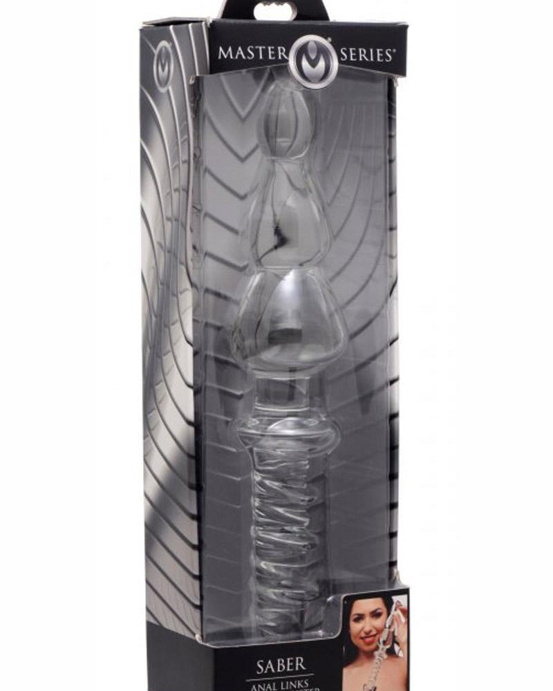 Master Series Saber Anal Links Glass Thruster Probe