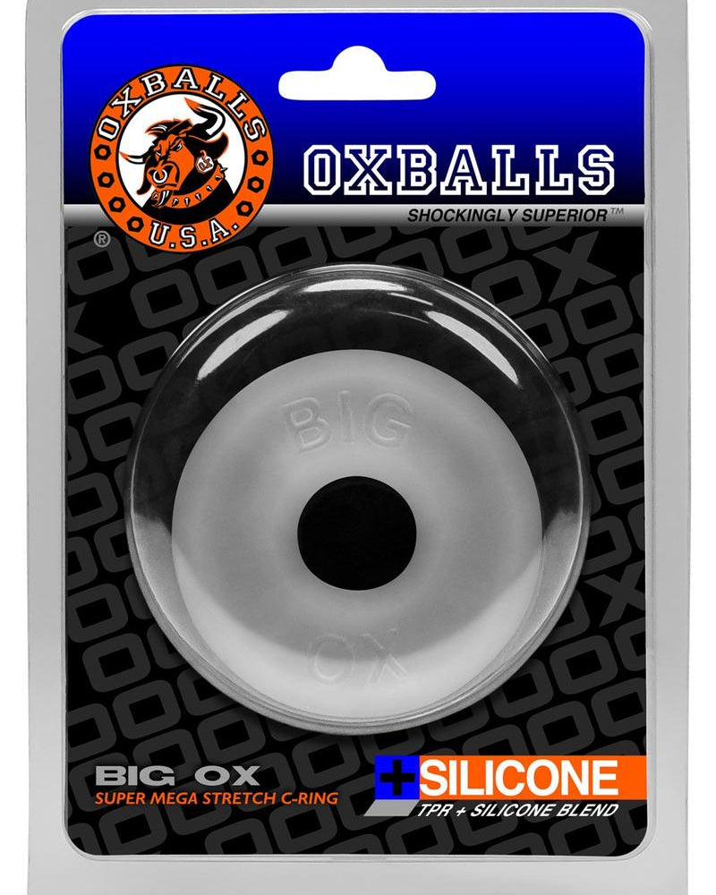 Anillo para el pene de silicona súper elástica Big Ox Cool Ice