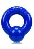 OXBALLS - Gauge Super Flex Cockring - Black / Police Blue / Steel