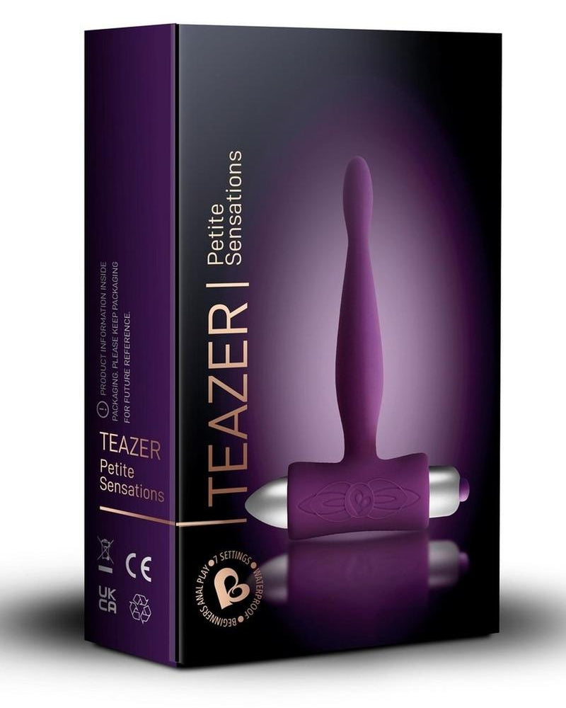 Petite Sensations Teazer 7 Speed Silicone Anal Stimulator Waterproof Purple