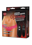 Wireless Remote Control Vibrating Panties Pink Small To Medium