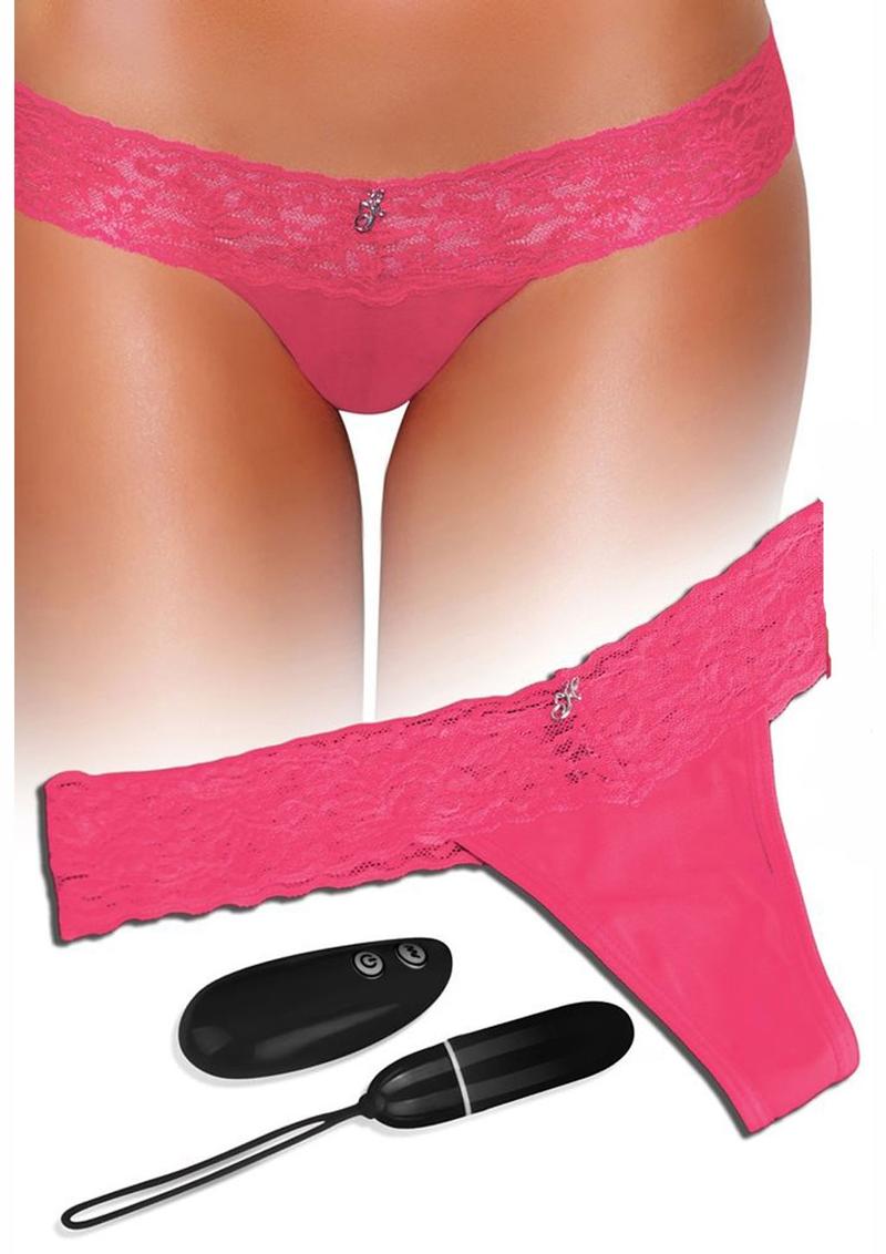 Wireless Remote Control Vibrating Panties Pink Medium To Large