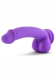 Ruse D Thang Silicone Realistic Dildo With Balls Purple 7.75 Inch