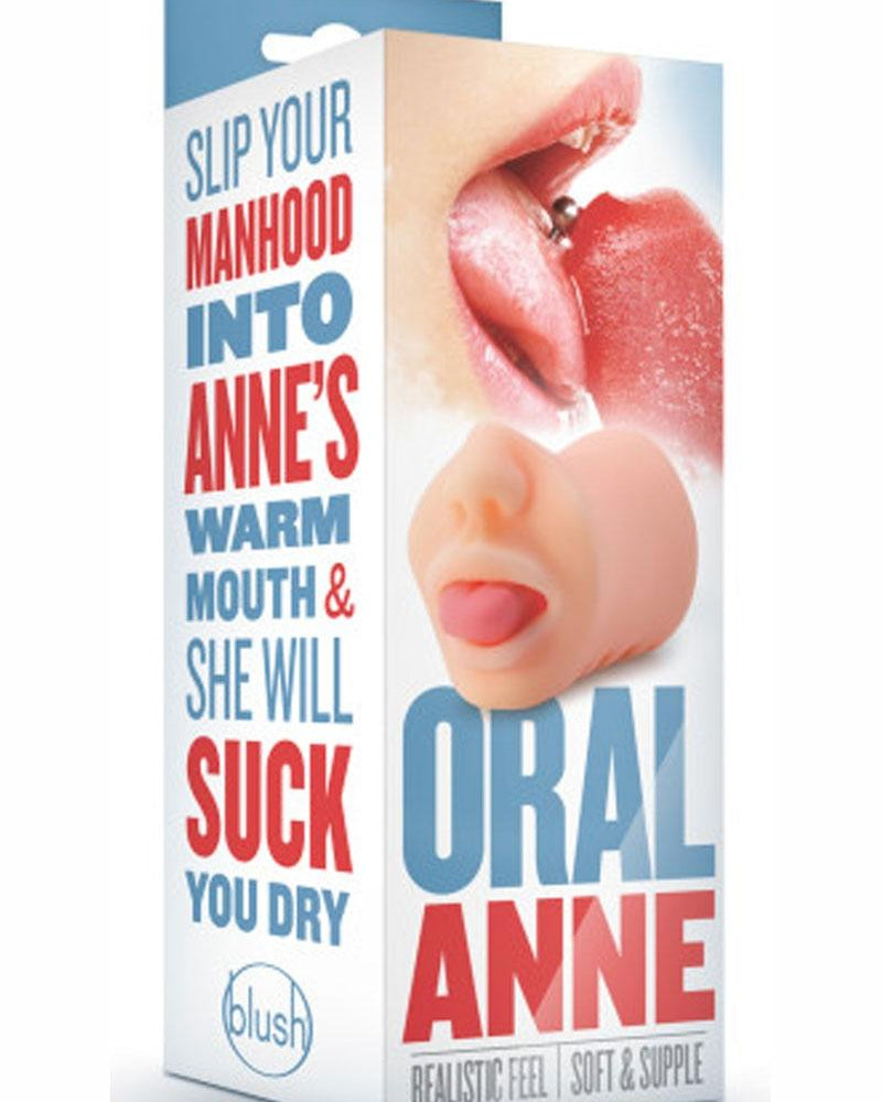 Masturbador realista Blush Oral Anne vainilla