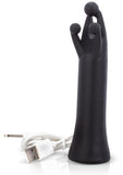 Vibrador estimulador de clítoris recargable por USB de silicona Tri It, resistente al agua, color negro