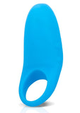 Anillo vibrador de silicona Work It recargable por USB, resistente al agua, color azul