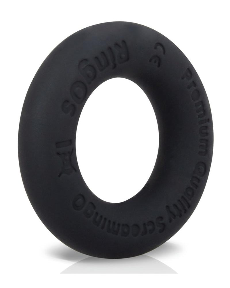 Anillo individual Ring O Ritz de silicona color negro