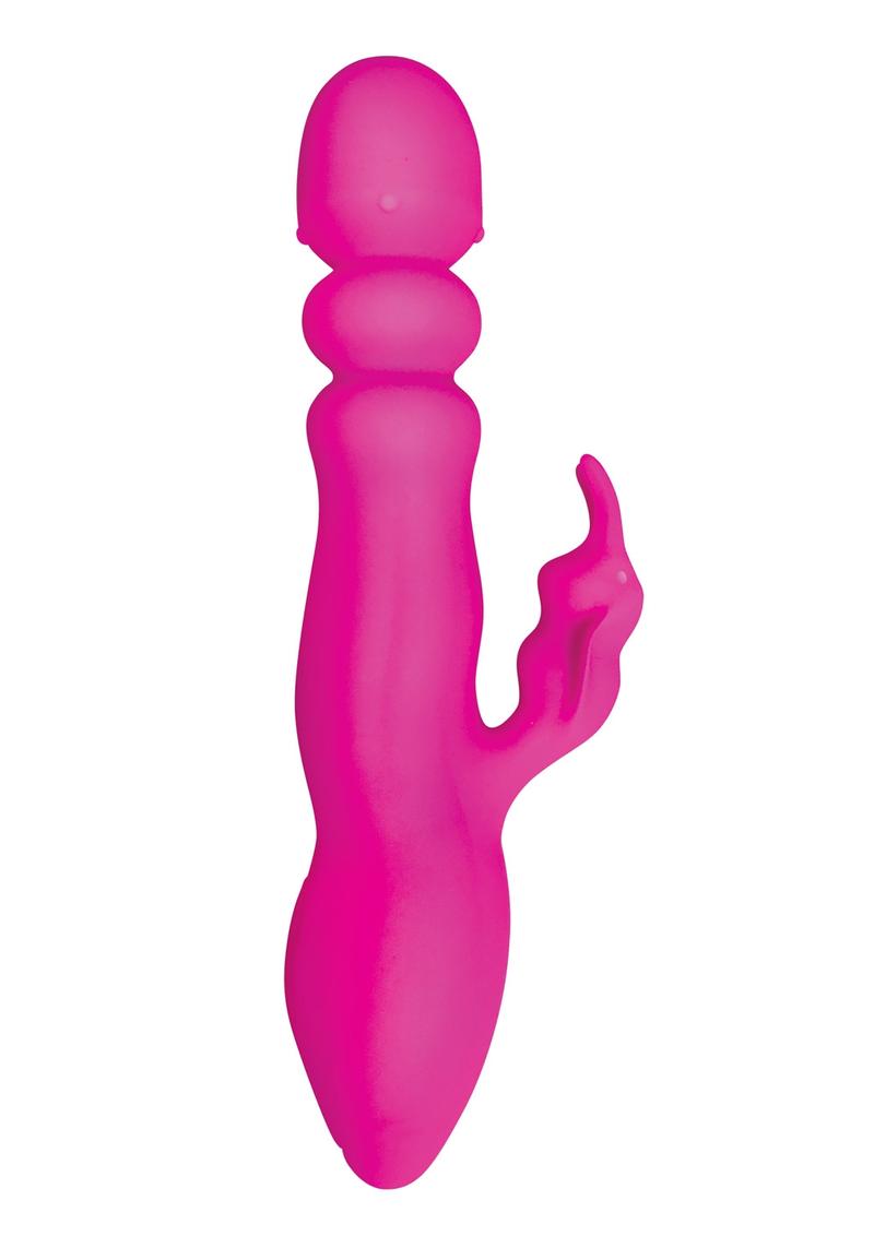 Linea Abeille Silicone Vibrator Waterproof Pink 8.5 Inch