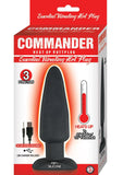 Nasstoys Commander Essential Silicone Vibrating Hot Plug Waterproof Black