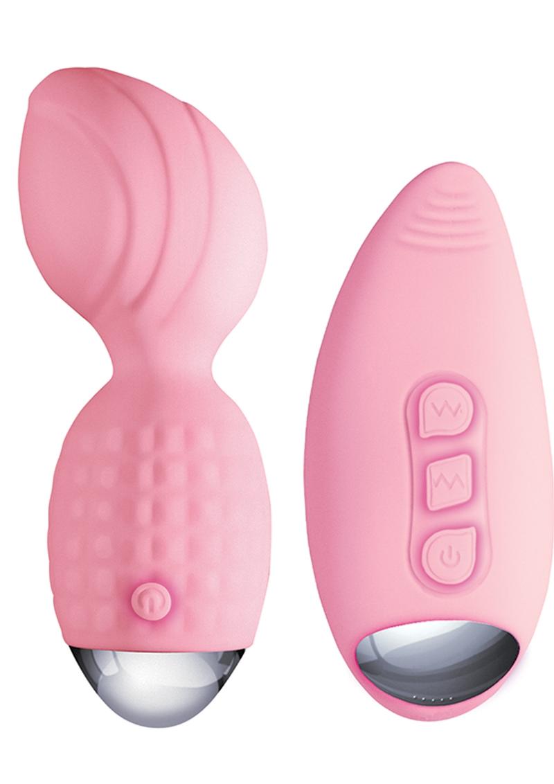 Kit Intense Dual Vibe #1 Vibradores de silicona recargables por USB 10X Impermeable Rosa