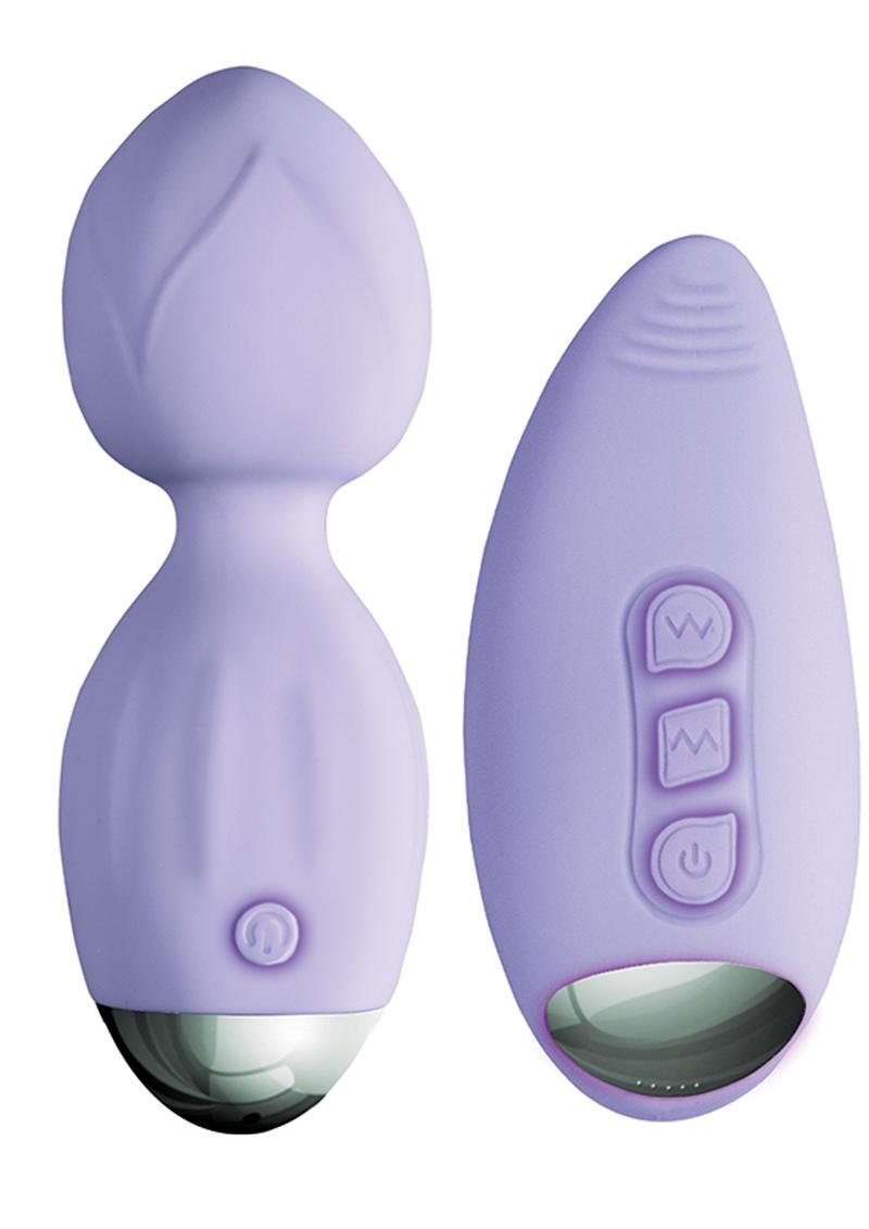 Kit Intense Dual Vibe #2 Vibradores de silicona recargables por USB 10X Impermeable Lavanda