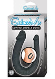 Nasstoys Seduce Me Silicone Curved Double Dong Waterproof Black