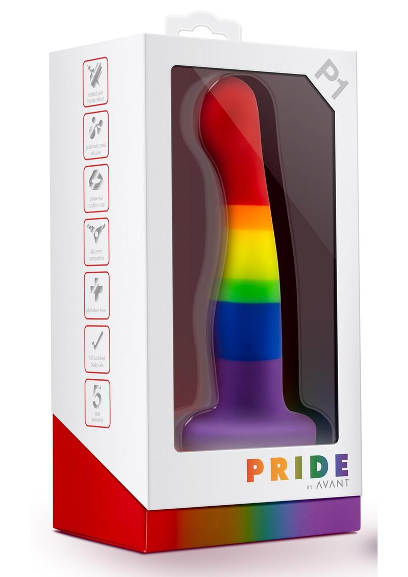 Blush Avant Pride P1 Silicone Dildo Waterproof Freedom 6 Inch