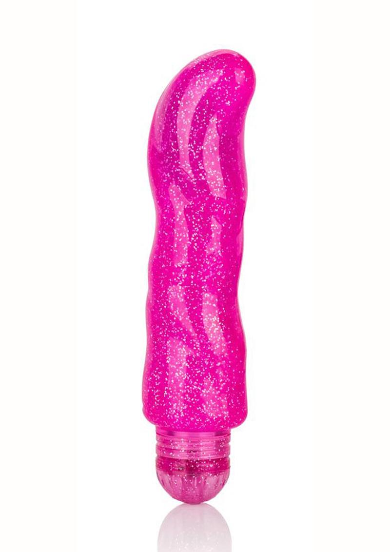 Vibrador Sparkle G Dazzle G Sopt resistente al agua, morado, 5,25 pulgadas