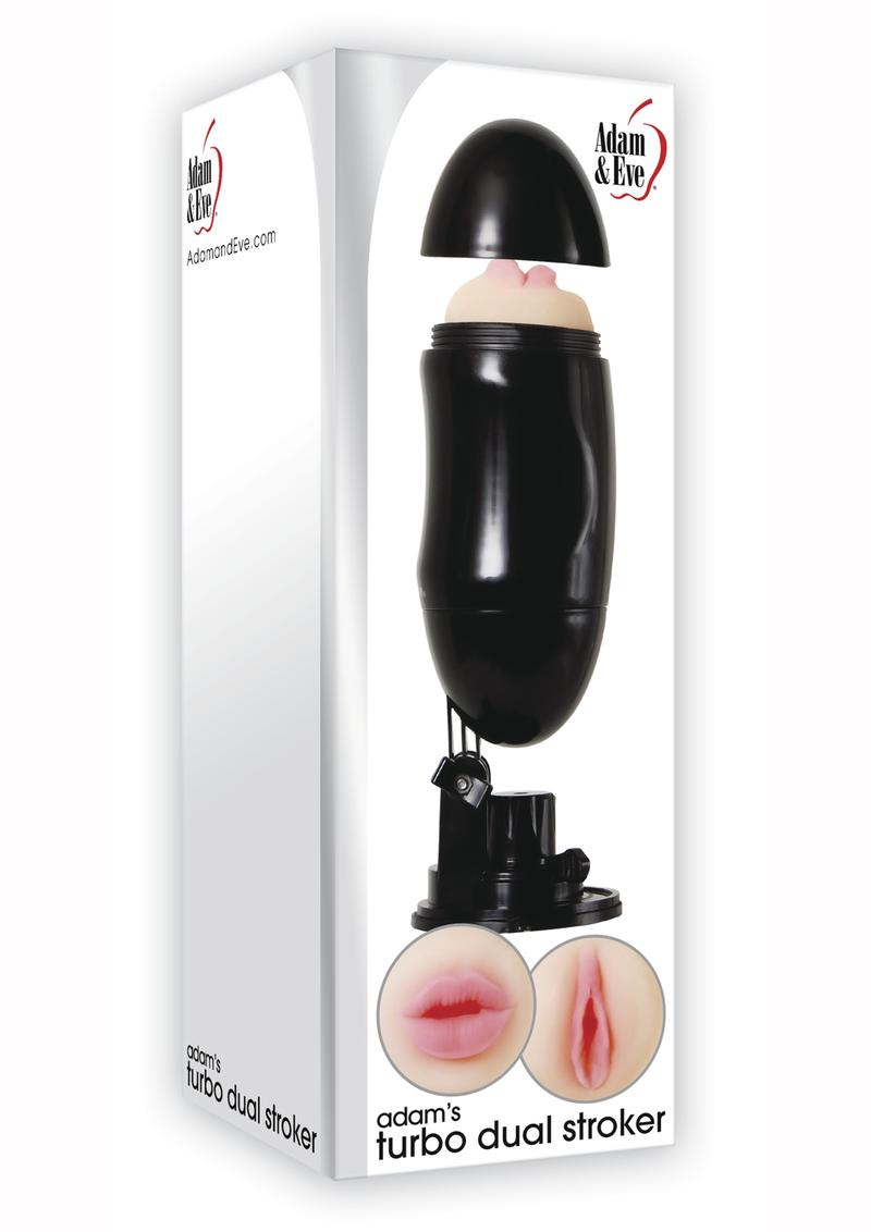 Adam and Eve - Adam`s Turbo Dual Stroker - Flesh