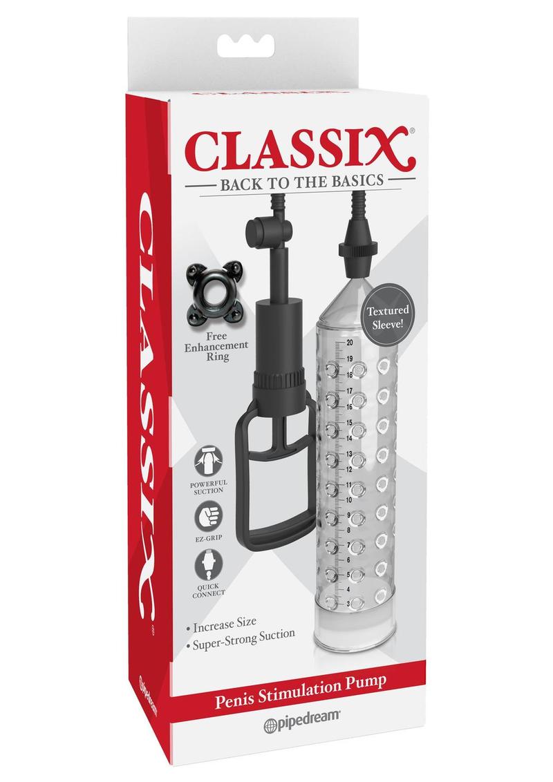 Pipedream Classix Penis Stimulation Pump Clear